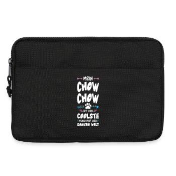 Chow Chow Dog Dicton - Sacoche pour ordinateur portable 13 pouces - noir - Devant