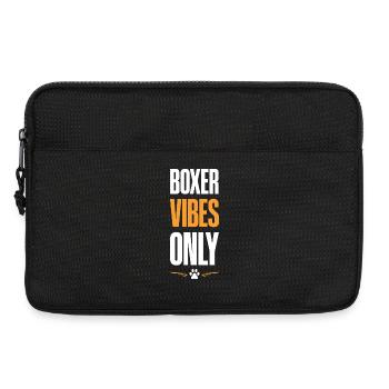 Boxer Vibes Only - Laptoptasche 13" - Schwarz - Vorne