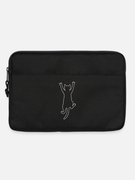 Climbing cat. - Laptop bag 13" - black