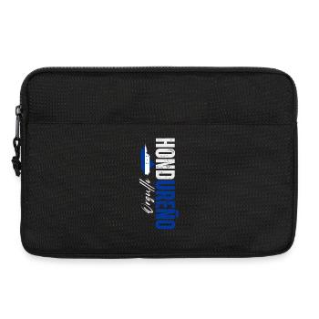 Honduran pride, vertical design - Laptop bag 13" - black - Front
