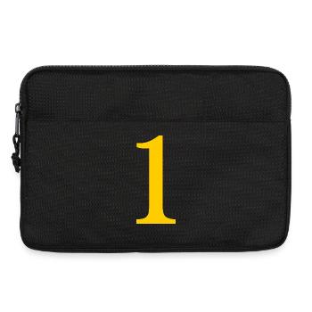 1. 1 AN. 1er ANNIVERSAIRE. ANNIVERSAIRE 1 AN - Sacoche pour ordinateur portable 13 pouces - noir - Devant