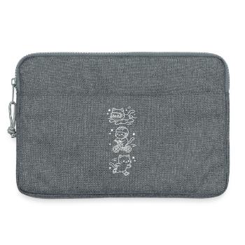 Triathlet Kawaii Katzen - Laptoptasche 13" - Grau meliert - Vorne