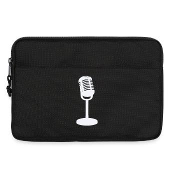 Mikrofon - Laptoptasche 13" - Schwarz - Vorne