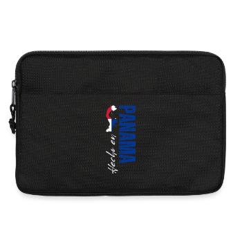 Hergestellt in Panama, geboren in Panama - Laptoptasche 13" - Schwarz - Vorne
