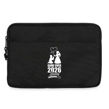 Game Over 2026 Hochzeit - Laptoptasche 13" - Schwarz - Vorne