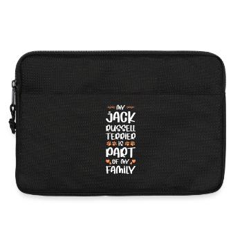 Mein Jack Russell Family - Laptoptasche 13" - Schwarz - Vorne