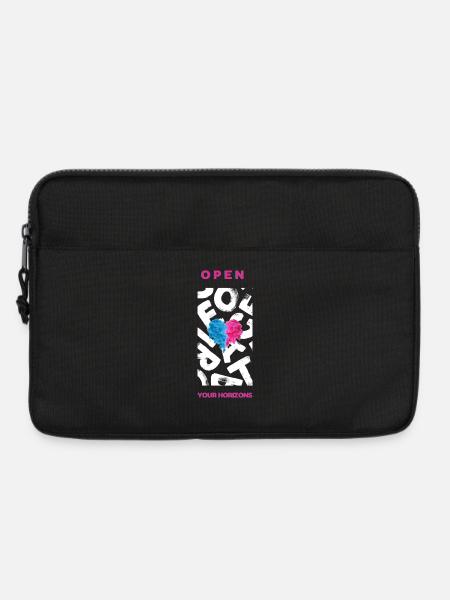 Open your horizons - Laptop bag 13" - black