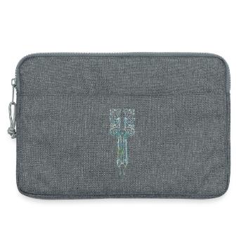 Enchanted Art Deco Fairy Design - Laptop bag 13" - heather grey - Front