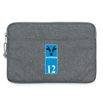 Aveyron - Laptop bag 13" - heather grey - Front