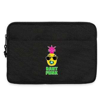 Baby Punk Pineapple cool - Laptop bag 13" - black - Front
