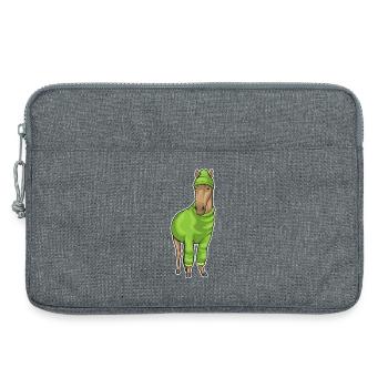 Chapeau d’hiver de cheval - Sacoche pour ordinateur portable 13 pouces - gris chiné - Devant