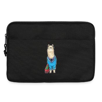 Alpaka Sekretärin Ordner Büro - Laptoptasche 13" - Schwarz - Vorne