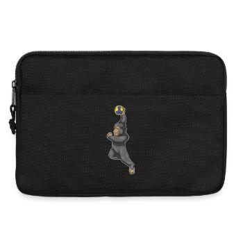 Singe Handballeur Handball - Sacoche pour ordinateur portable 13 pouces - noir - Devant