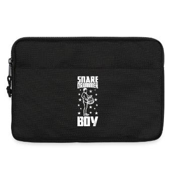 Trommler Junge - Laptoptasche 13" - Schwarz - Vorne