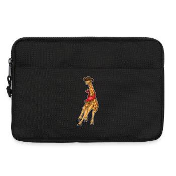 Giraffe Cowboy Cowboyhut - Laptoptasche 13" - Schwarz - Vorne