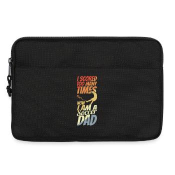Soccer Dad - Laptop bag 13" - black - Front
