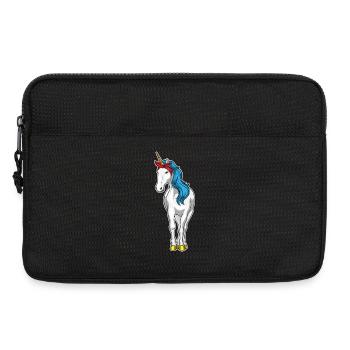 Unicorn Hair Bow - Laptop bag 13" - black - Front