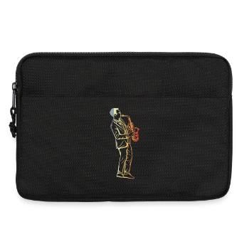 Vintage Saxophone - Sacoche pour ordinateur portable 13 pouces - noir - Devant