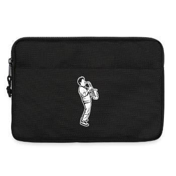 Saxophone Child - Laptop bag 13" - black - Front
