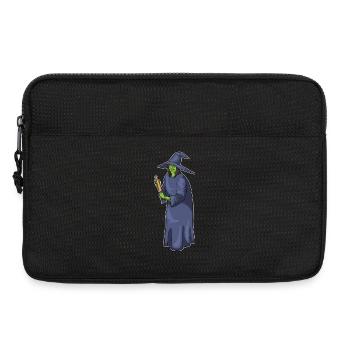 Sorcière Halloween Baking - Sacoche pour ordinateur portable 13 pouces - noir - Devant