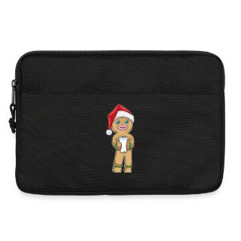 Pain d’épices Pain de Noël Lait - Sacoche pour ordinateur portable 13 pouces - noir - Devant