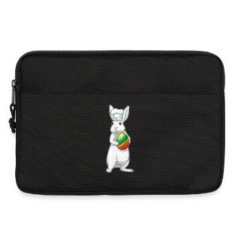 Hase Ostern Kochen - Laptoptasche 13" - Schwarz - Vorne