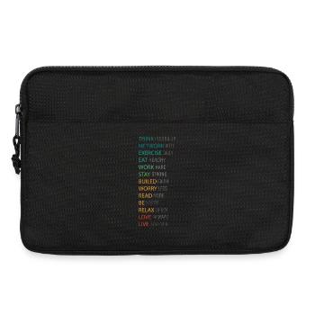 PENSEZ POSITIF - Sacoche pour ordinateur portable 13 pouces - noir - Devant