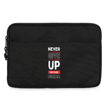 Never Give Up Your Dream - Laptop bag 13" - black - Front
