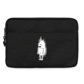 Mürrischer Igel – Kawaii Stachel Comic - Laptoptasche 13" - Schwarz - Vorne