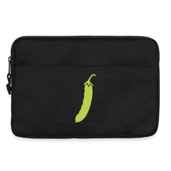 haricot vert - Sacoche pour ordinateur portable 13 pouces - noir - Devant