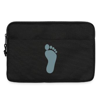 Podiatrie de soins des pieds bleus - Sacoche pour ordinateur portable 13 pouces - noir - Devant
