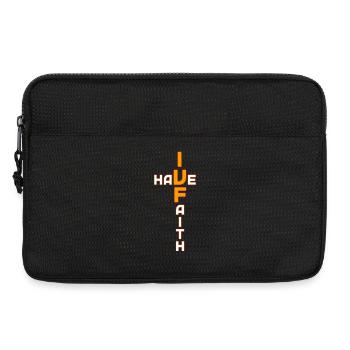 Ich habe Faith IVF-Monats Unfruchtbarkeitsbewusstsein - Laptoptasche 13" - Schwarz - Vorne