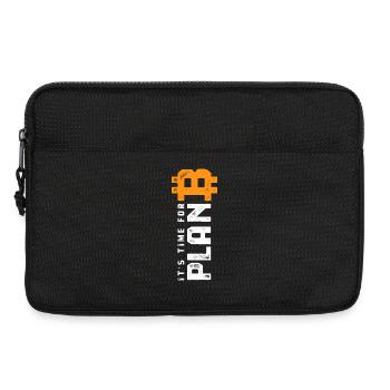 Bitcoin - It's time for Plan B - Krypto Geschenk - Laptoptasche 13" - Schwarz - Vorne