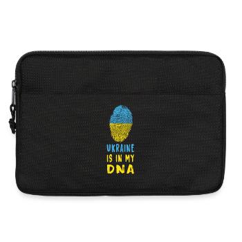 L'Ukraine est dans mon ADN/idée cadeau - Sacoche pour ordinateur portable 13 pouces - noir - Devant