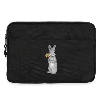 Rabbit lollipop - Laptop bag 13" - black - Front