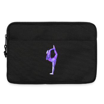 Le yoga | La posture de danse de Shiva - Sacoche pour ordinateur portable 13 pouces - noir - Devant