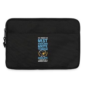 Mein West Highland White Terrier - Laptoptasche 13" - Schwarz - Vorne
