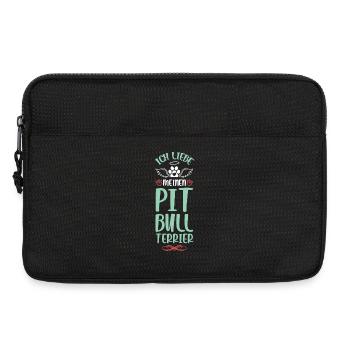 I love my Pit Terrier - Laptop bag 13" - black - Front