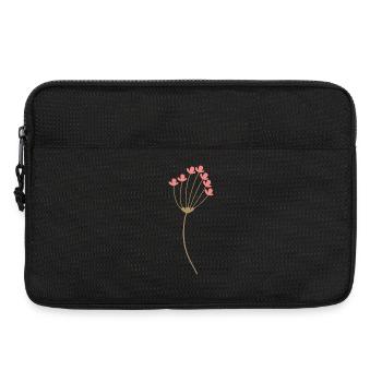 Fleur - Sacoche pour ordinateur portable 13 pouces - noir - Devant