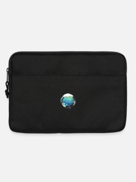 Blue-Green Brain: Harmony & Mental Vitality - Laptop bag 13" - black