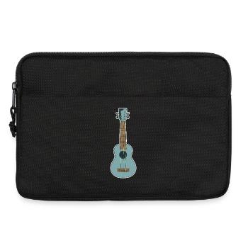 Retro Ukulele - Laptoptasche 13" - Schwarz - Vorne