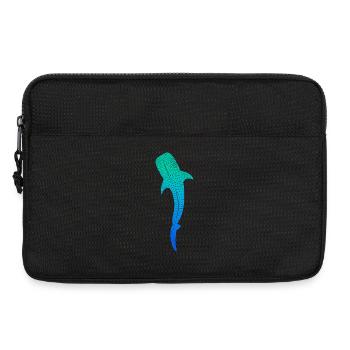 Walhaie bunt Kinder Herren Jungen Walhai - Laptoptasche 13" - Schwarz - Vorne