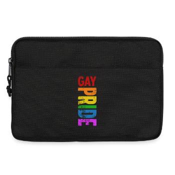 GAY Pride | LGBT | Love instead of hate - Laptop bag 13" - black - Front