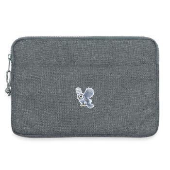 Autocollant de vol de hibou - Sacoche pour ordinateur portable 13 pouces - gris chiné - Devant