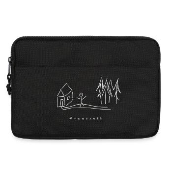 rauszeit Natur - Laptoptasche 13" - Schwarz - Vorne