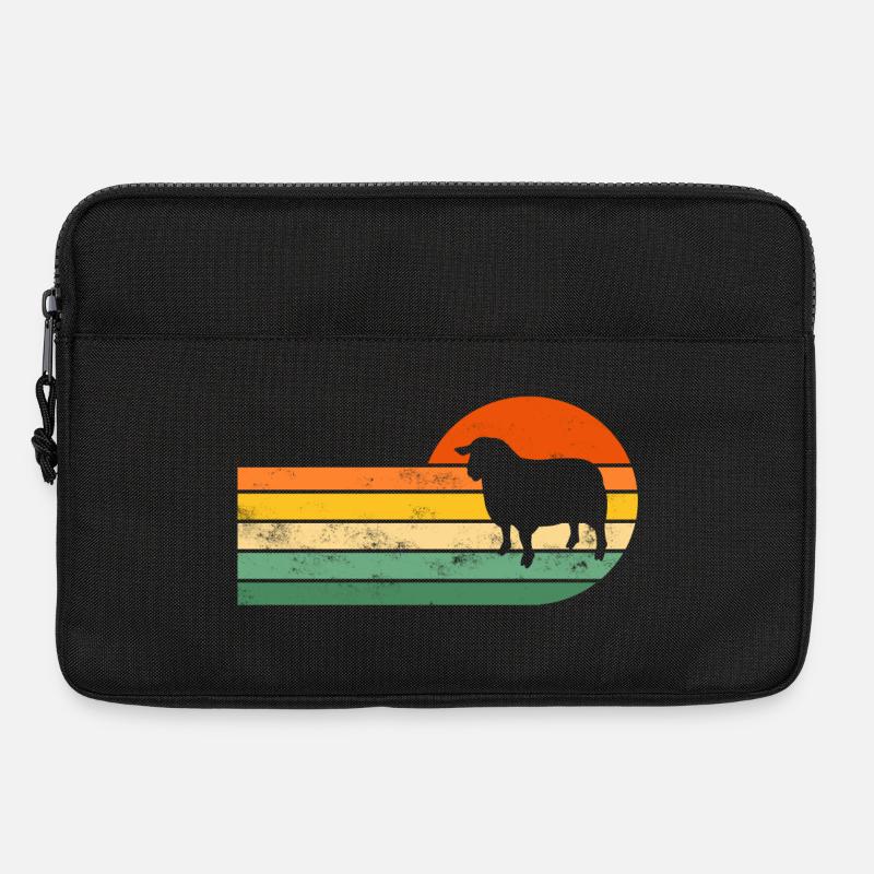 Schaf Schafe - Laptoptasche 13" - Schwarz
