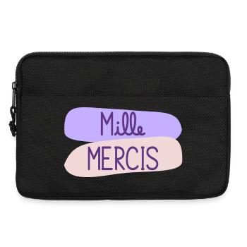 MAÎTRESSE. MERCI. MERCI MAÎTRESSE - Sacoche pour ordinateur portable 13 pouces - noir - Devant