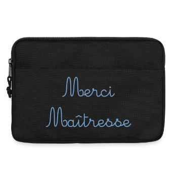 MAÎTRESSE. MERCI. MERCI MAÎTRESSE. CADEAU - Sacoche pour ordinateur portable 13 pouces - noir - Devant