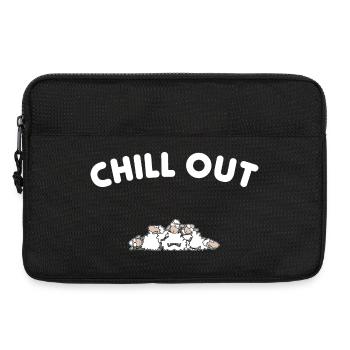 Chill out - Laptop bag 13" - black - Front