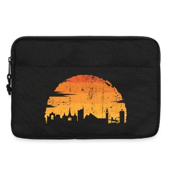 Sunset Skyline Rider - Laptoptasche 13" - Schwarz - Vorne